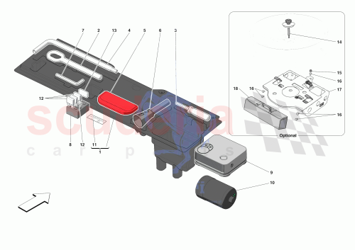 Part Diagram for Ferrari 804240