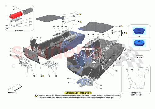 Part Diagram for Ferrari 89380700