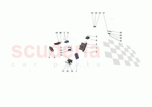 Part Diagram for Ferrari 813747