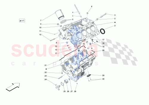 Part Diagram for Ferrari 764321