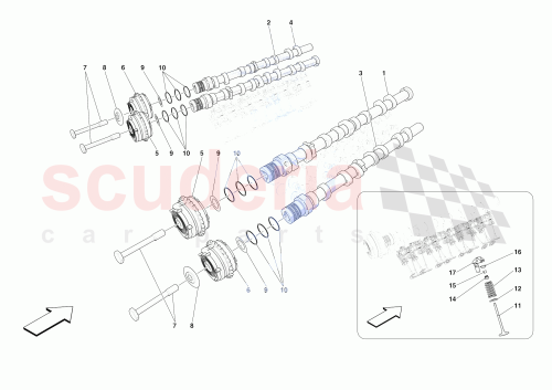 Part Diagram for Ferrari 821149