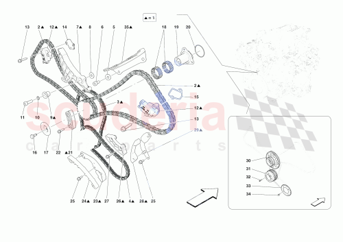 Part Diagram for Ferrari 14306421