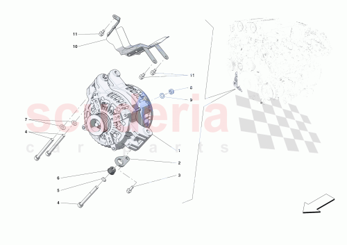 Part Diagram for Ferrari 329269