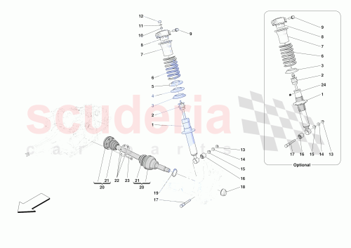 Part Diagram for Ferrari 321121