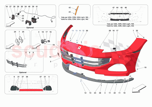 Part Diagram for Ferrari 911975