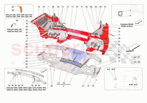 Part Diagram for Ferrari 833142
