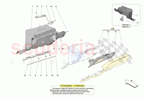 Part Diagram for Ferrari 89257000