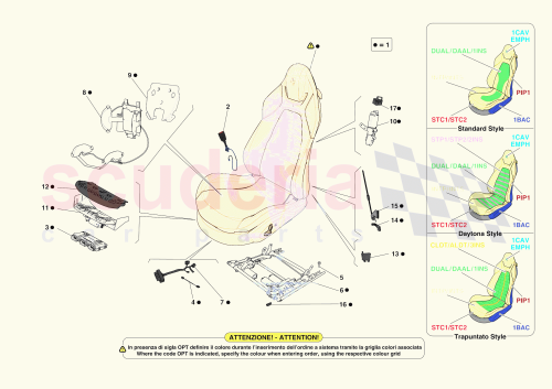 Part Diagram for Ferrari 984838
