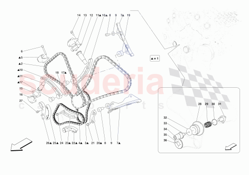 Part Diagram for Ferrari 000770471