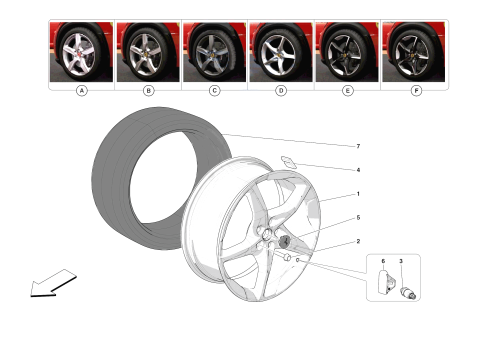 Part Diagram for Ferrari 854397