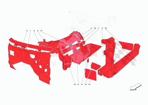 Part Diagram for Ferrari 985812322