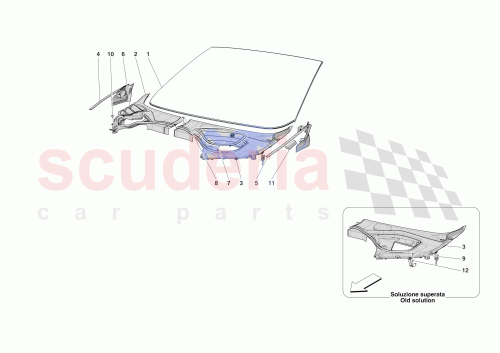 Part Diagram for Ferrari 951270