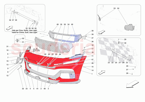 Part Diagram for Ferrari 14642793