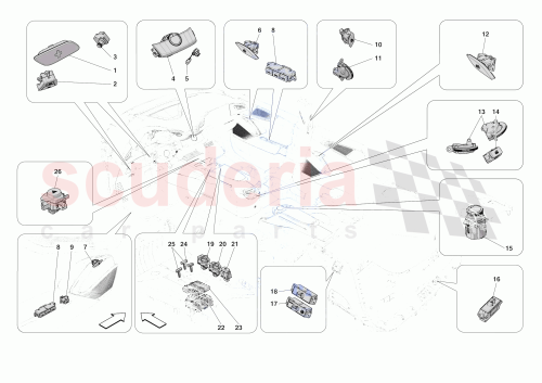 Part Diagram for Ferrari 910473