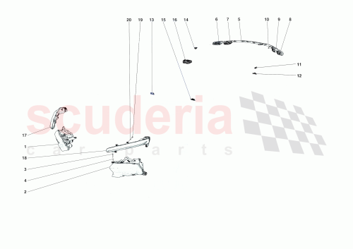 Part Diagram for Ferrari 911487