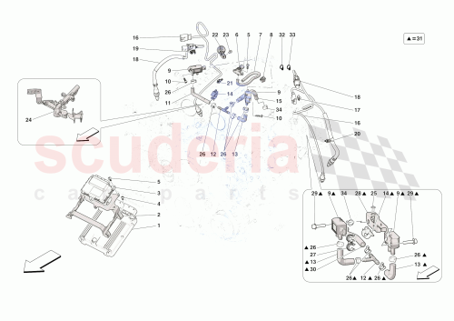 Part Diagram for Ferrari 918975