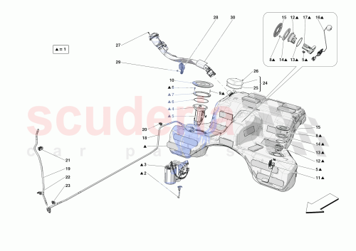 Part Diagram for Ferrari 959256