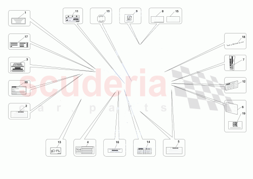 Part Diagram for Ferrari 962730