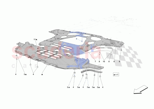 Part Diagram for Ferrari 967498
