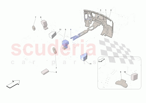 Part Diagram for Ferrari 971747