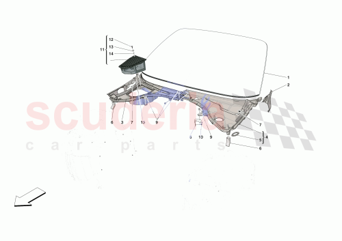 Part Diagram for Ferrari 744113