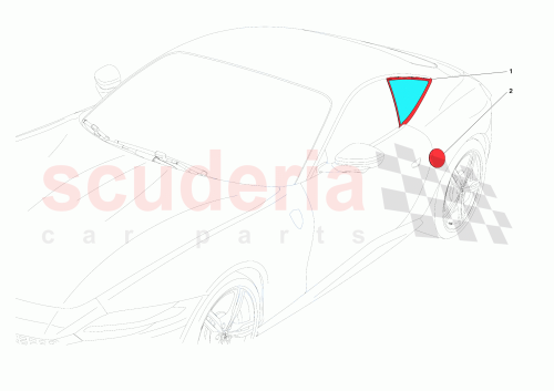 Part Diagram for Ferrari 967700