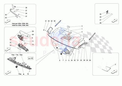 Part Diagram for Ferrari 915113