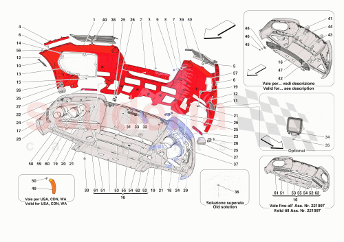 Part Diagram for Ferrari 922458