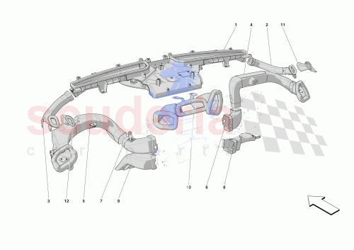 Part Diagram for Ferrari 914726