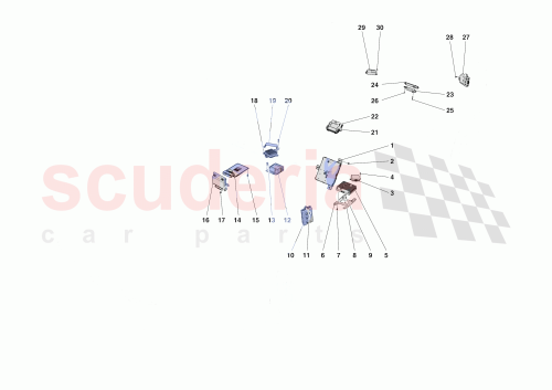 Part Diagram for Ferrari 968385