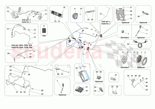 Part Diagram for Ferrari 918437