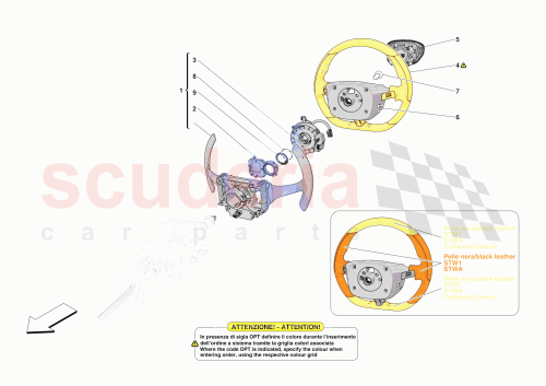 Part Diagram for Ferrari 952380