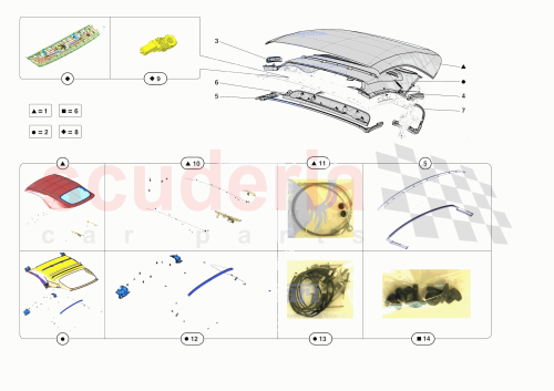 Part Diagram for Ferrari 000742399