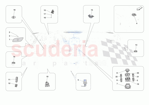 Part Diagram for Ferrari 775081
