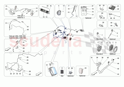 Part Diagram for Ferrari 955518