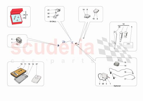 Part Diagram for Ferrari 055016575