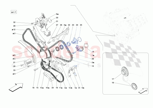 Part Diagram for Ferrari 804111
