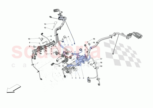 Part Diagram for Ferrari 808158