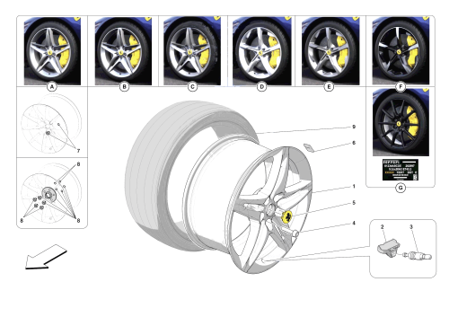 Part Diagram for Ferrari 764245