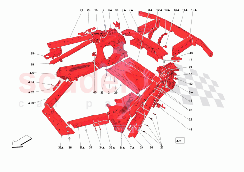 Part Diagram for Ferrari 985877104