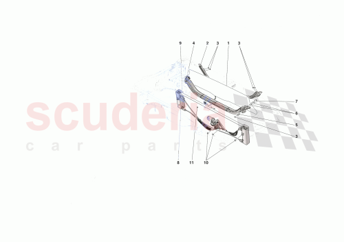 Part Diagram for Ferrari 900536