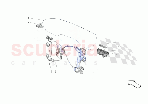 Part Diagram for Ferrari 960251