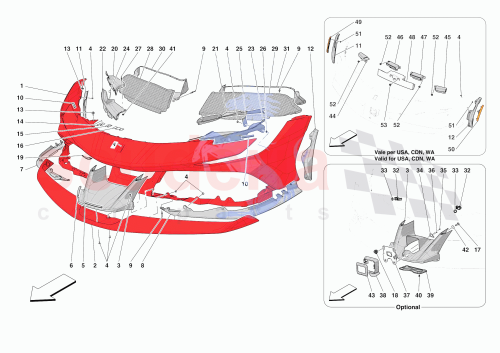Part Diagram for Ferrari 985801660