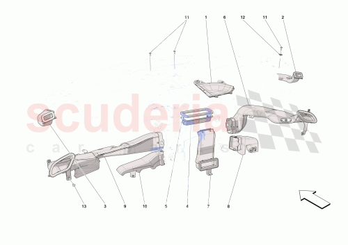 Part Diagram for Ferrari 808087