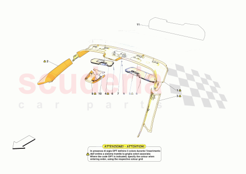 Part Diagram for Ferrari 818530