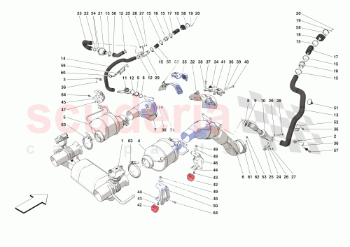 Part Diagram for Ferrari 965519