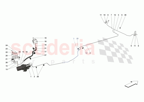 Part Diagram for Ferrari 959439