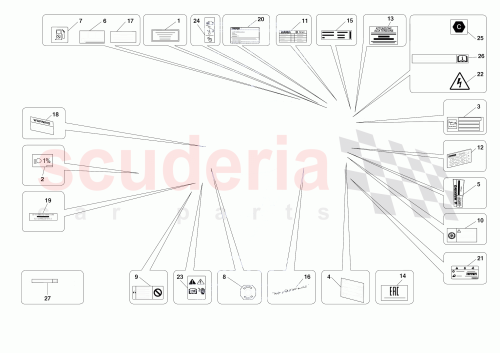 Part Diagram for Ferrari 957768