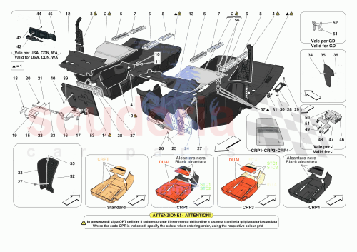 Part Diagram for Ferrari 823155