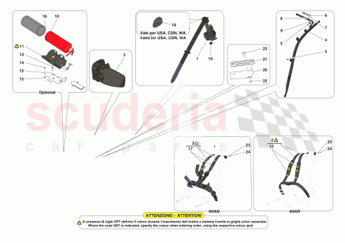 Part Diagram for Ferrari 864075